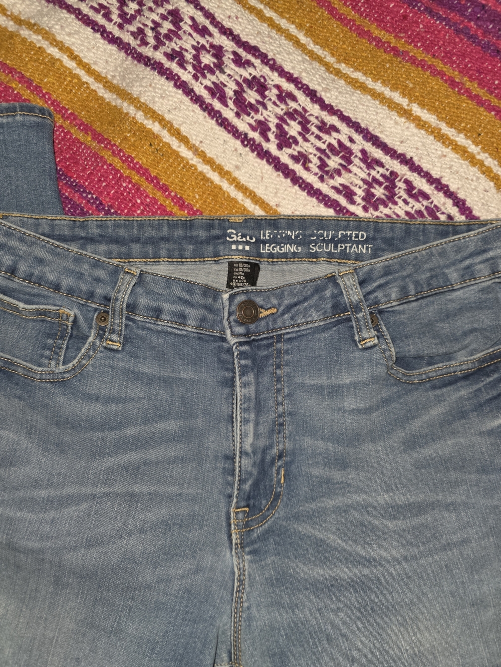 GAP Women Skinny Jeans Light Blue